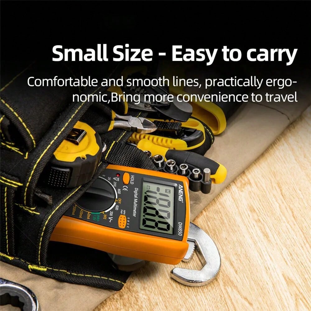 DM850 1999 Counts Digital Multimeter Eletric Professional Automatic Votage Tester Current Ohm Ammeter Detector Tools