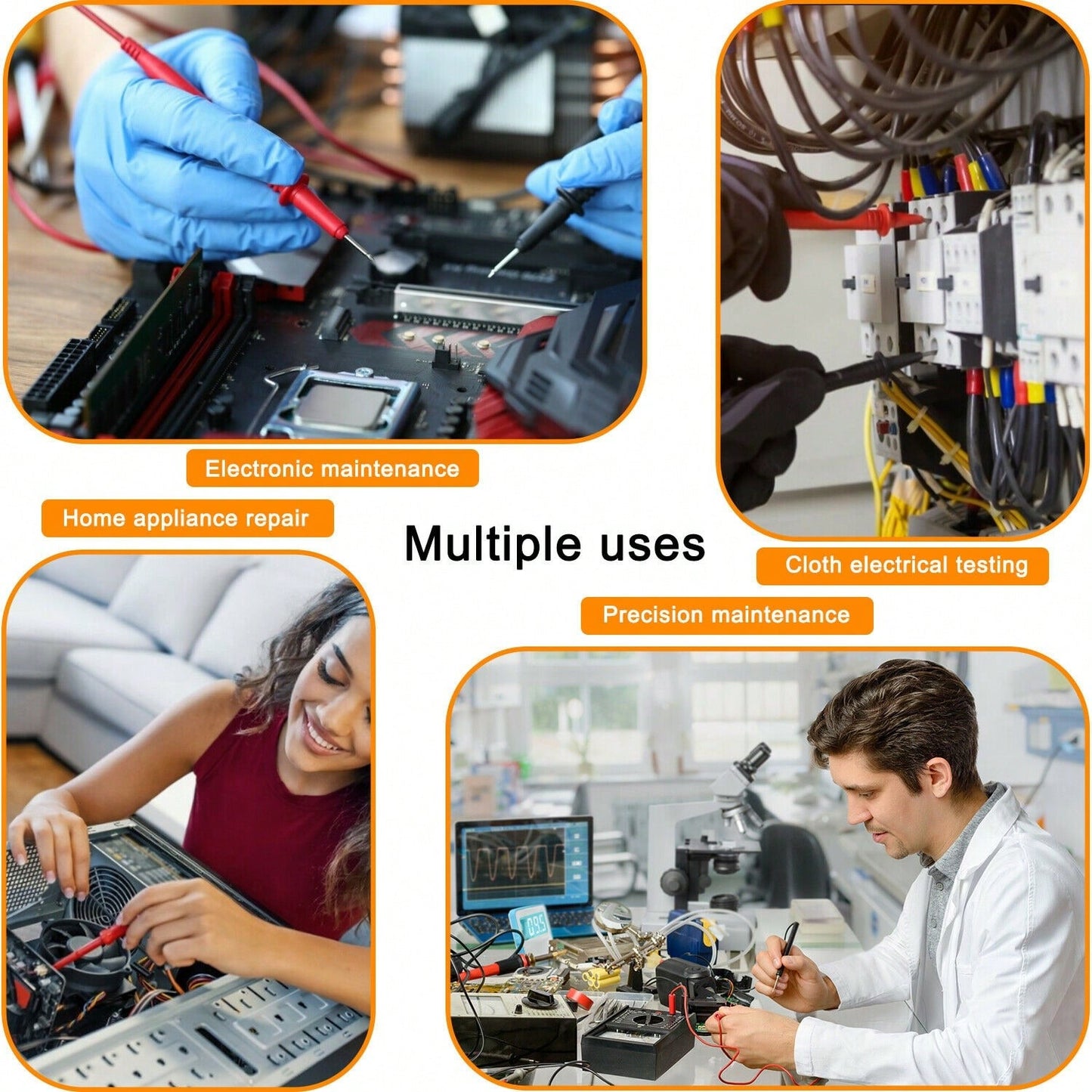 DM850 1999 Counts Digital Multimeter Eletric Professional Automatic Votage Tester Current Ohm Ammeter Detector Tools