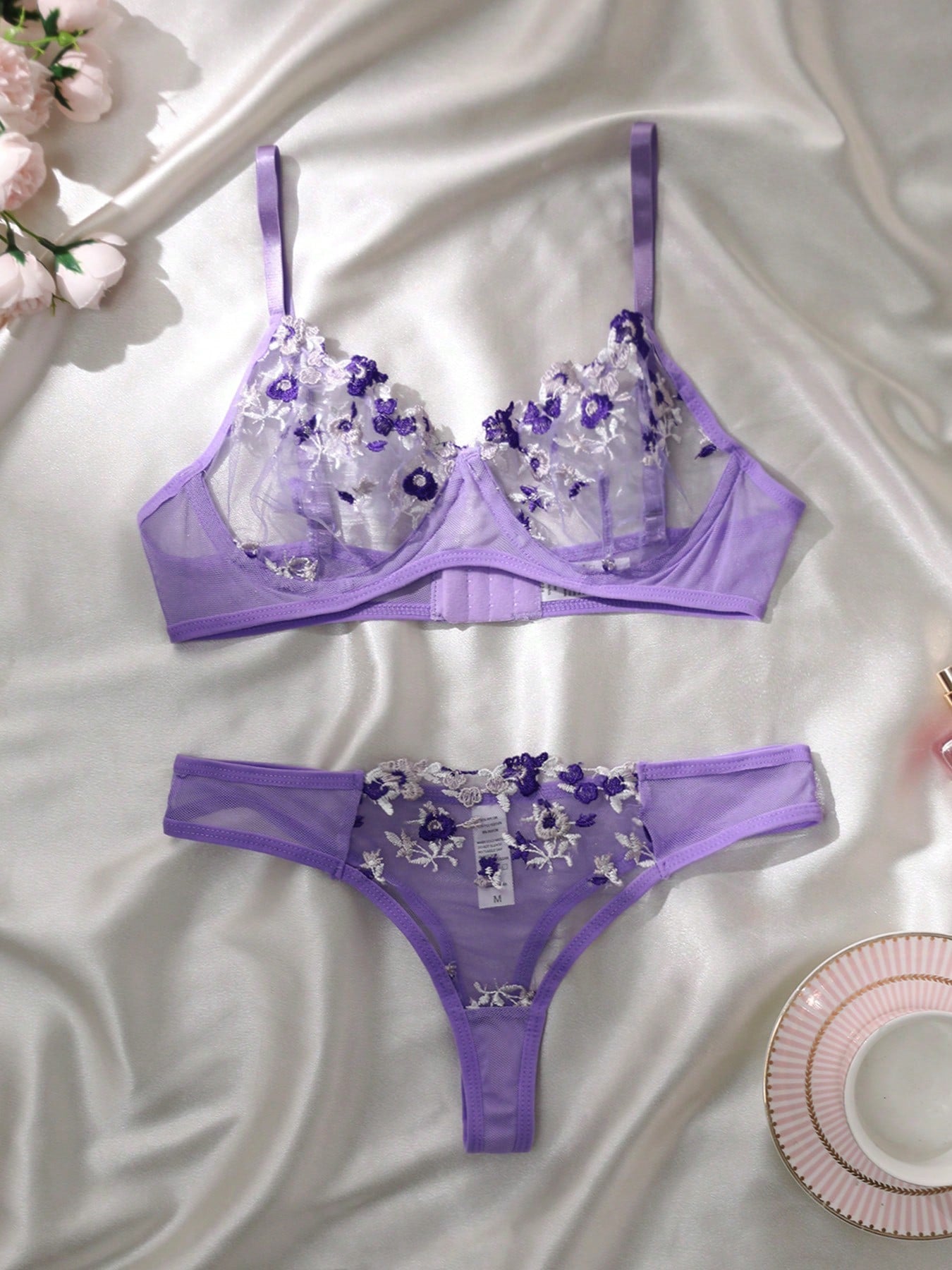 Sexy Lingerie Fancy Lace Eroticу Set Woman 2 Pieces Transparent Women's Underwear Embroidery Erotic Beautiful Bra And Panty Sets
