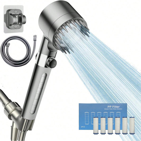Versatile Filtered Handheld Shower Head – Multiple Modes & Convenient ON/OFF Switch