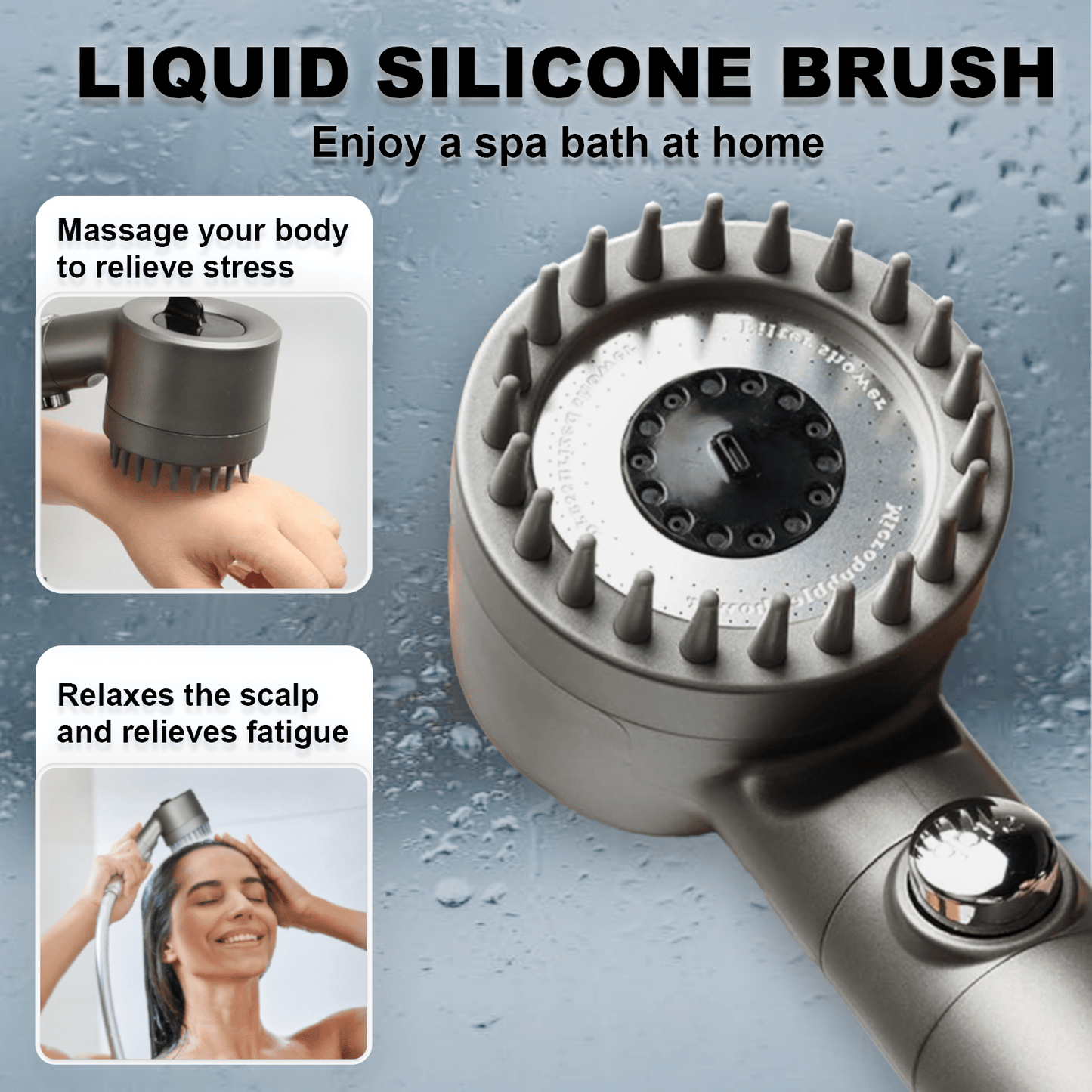 Versatile Filtered Handheld Shower Head – Multiple Modes & Convenient ON/OFF Switch