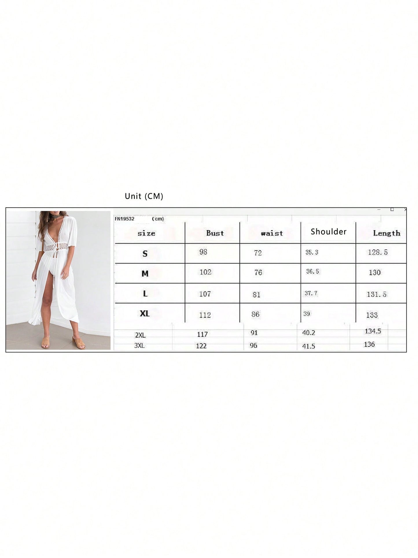 Women Bikini Cover Up, Solid Color Hollow Waist Short Sleeve Long Cover Up, Cardigan Straps Tie Loose Dress For Swimming Wears