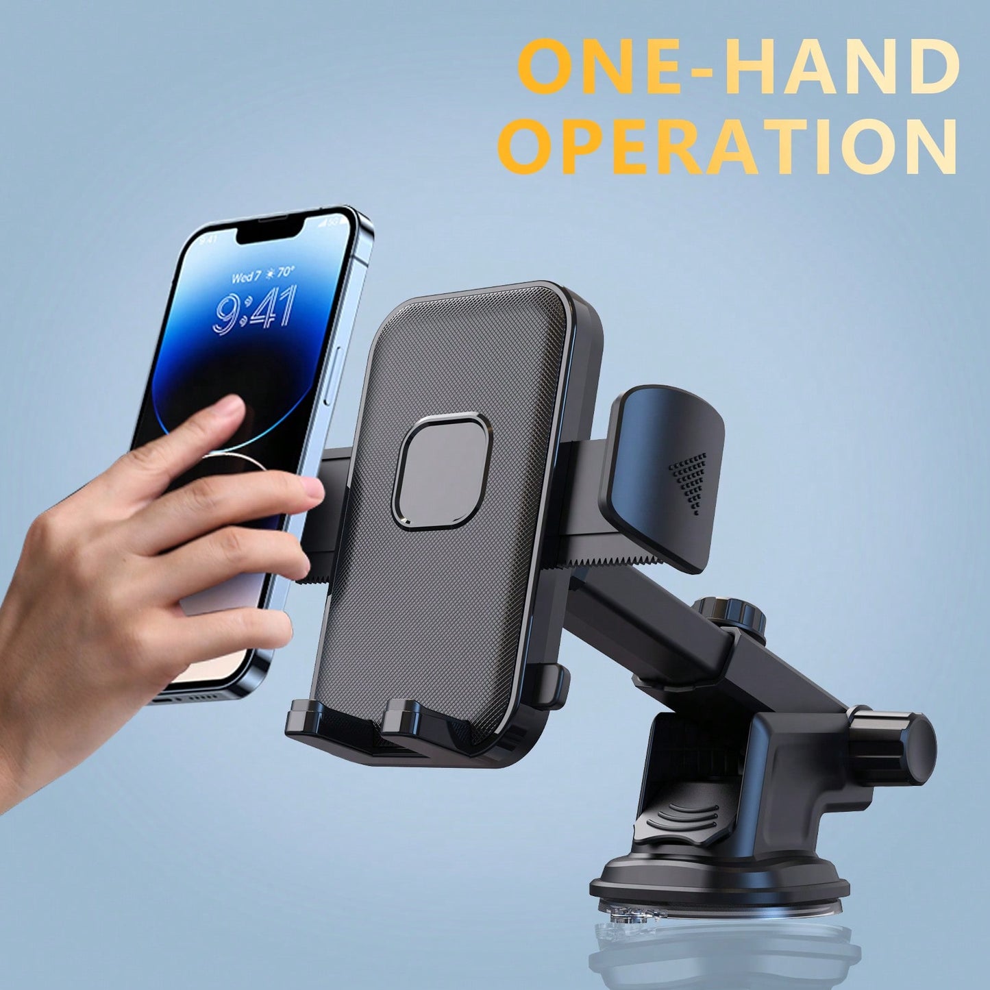 Upgrade Car Phone Holder Mount, Universal Cell Phone Car Mount For Dashboard Car Dash Mount Mobile Holder For Phone, And All For Android Smart Phones For Phone,Android Phone, Gifts For Family,Friends,Birthday,New Year,Winter,Valentine's Day,