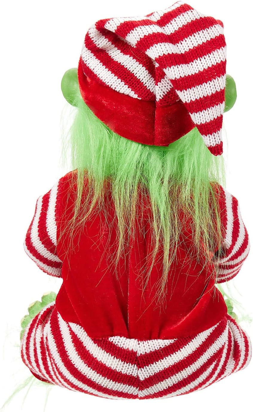 Christmas Plush Toy Green Furry Ghost Doll Cartoon Latex Ugly Doll Decorative Toys for Girls Boys